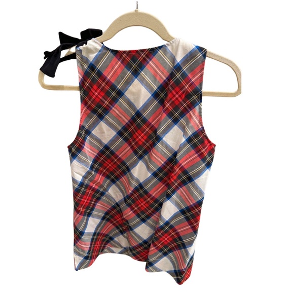 Christmas plaid J Crew size 2 top - Picture 3 of 3